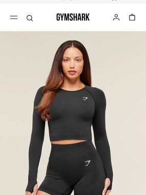 Gymshark Women's Seamless Long Sleeve Crop Top